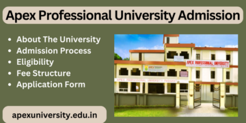 Apex University Admission 2025-26 | Jaipur | UG & PG Courses, Last Date 3 Apex University Admission