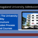 Nagaland University Admission